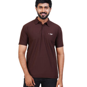 Earth Tone Polo (Brown)